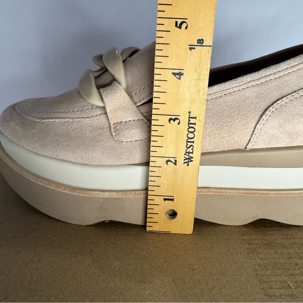 Dolce Vita Jaksen Platform Loafers – Size 6 – Dune Suede – NIB - Picture 9 of 13